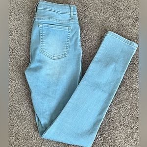 Girls Size 14 light wash jeans